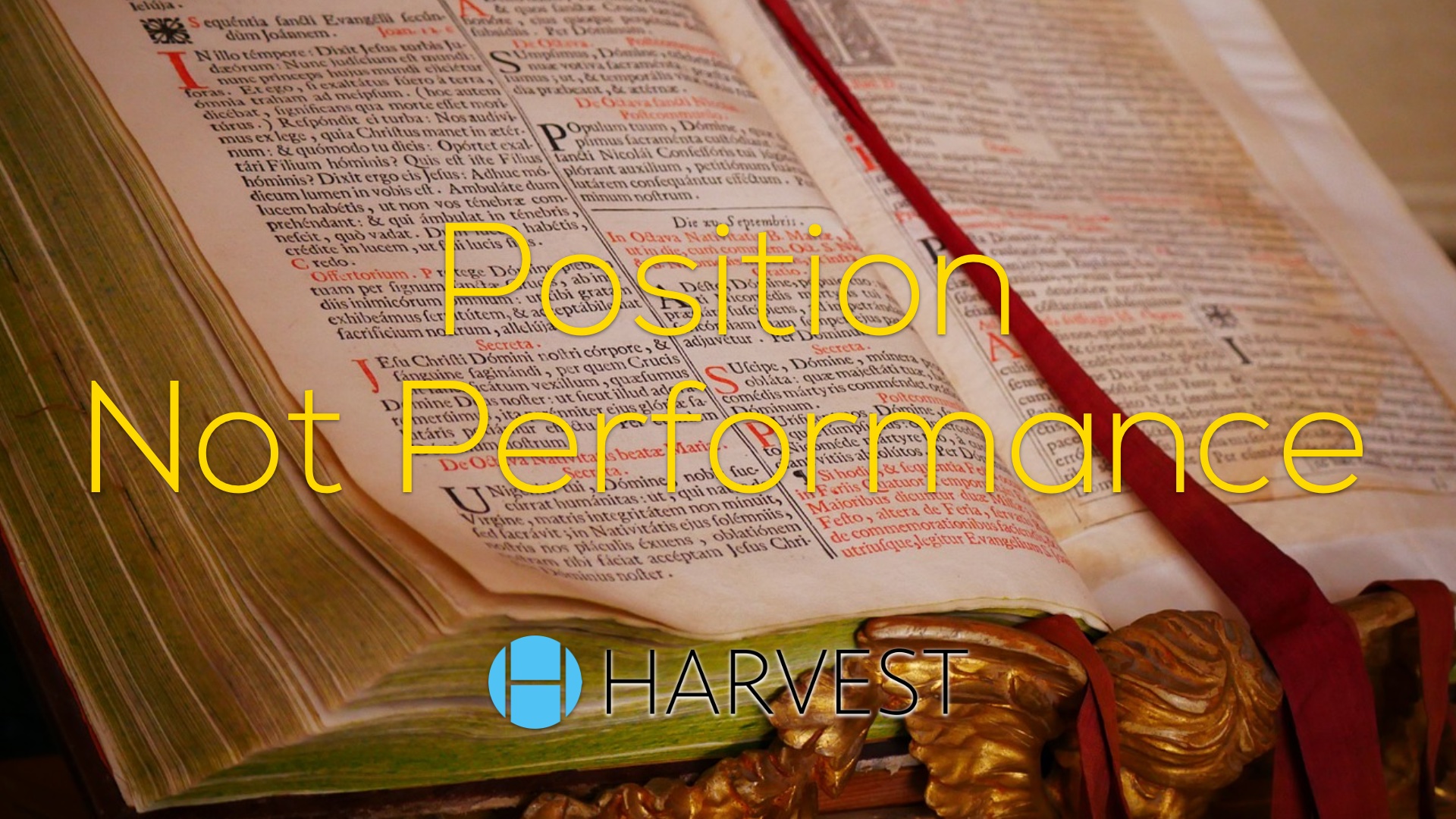 Position Not Performance