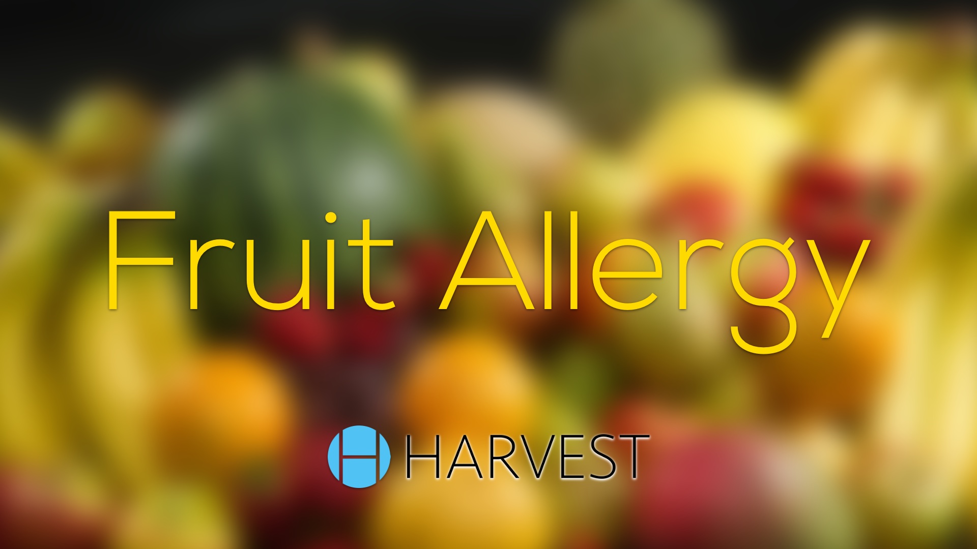 Fruit Allergy