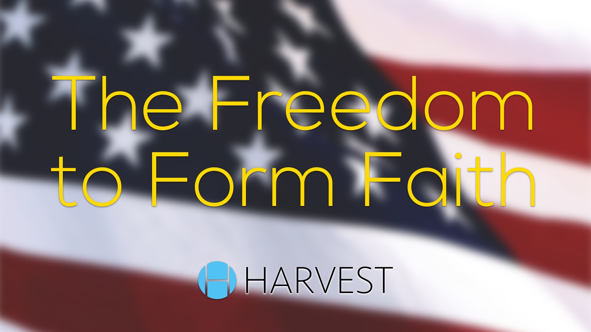 The Freedom to Form Faith